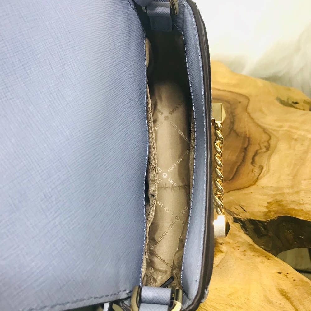Michael Kors Karla Small Saddle Crossbody Bag - Picture 6 of 8